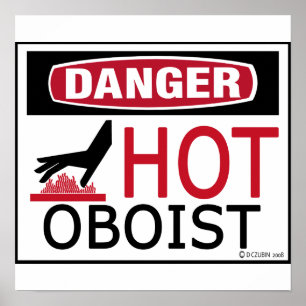 Affiche Hautbois chaud