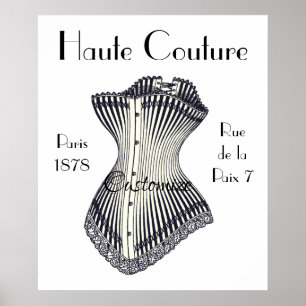 Affiche Haute Couture Corset Thunder_Cove