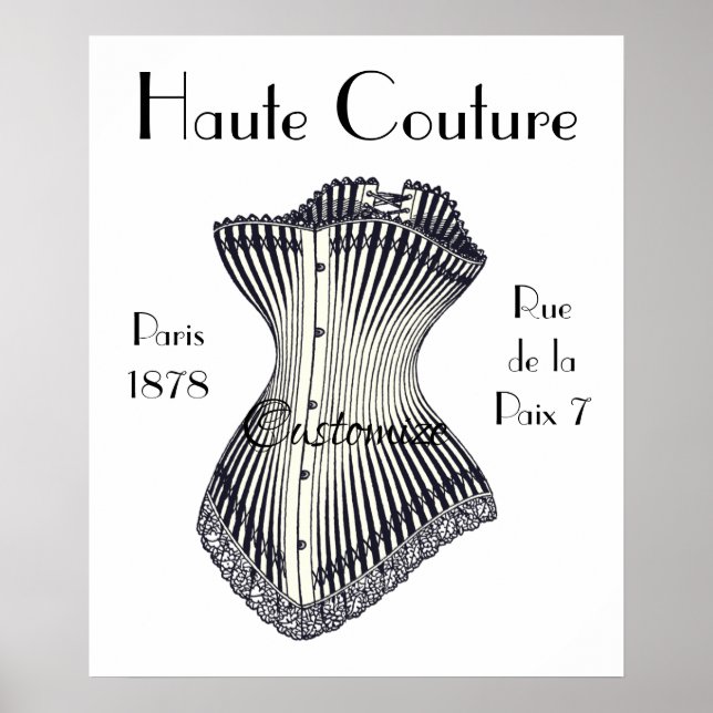 Affiche Haute Couture Corset Thunder_Cove (Devant)
