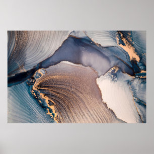 Affiche Haute résolution. Peinture abstraite de luxe