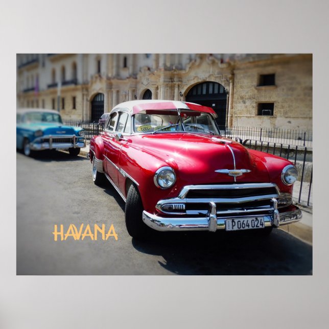 AFFICHE HAVANA CUBA (Devant)
