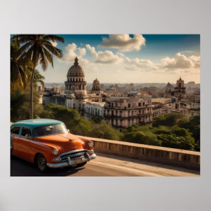 Affiche Havane Cuba