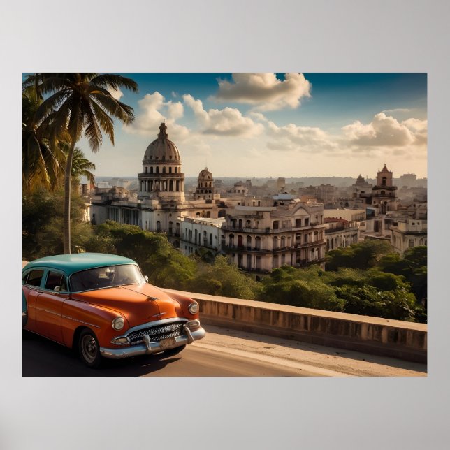 Affiche Havane Cuba (Devant)