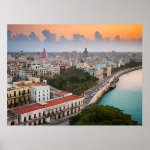 Affiche Havane Cuba