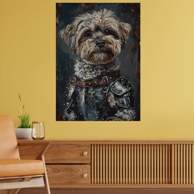 Affiche Havanese Dog In Armor (Salon 2)