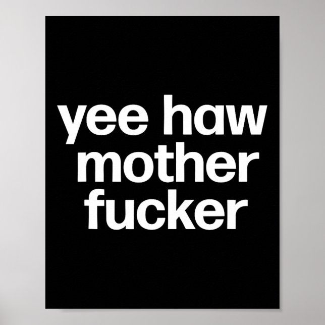 Affiche Haw Mother Er Funky Southern Redneck Rodeo (Devant)