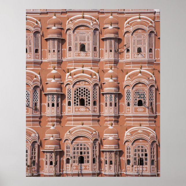 Affiche Hawa Mahal (Palais des Vents), Jaipur (Devant)