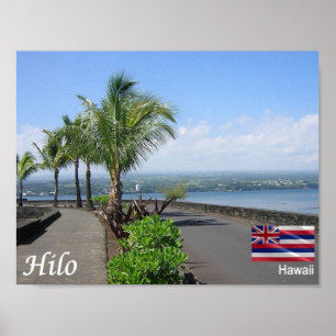 Affiche Hawaii - Hilo -