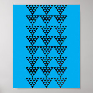 Affiche Hawaii Tribal Requin th Hawaïen lynésien Maori