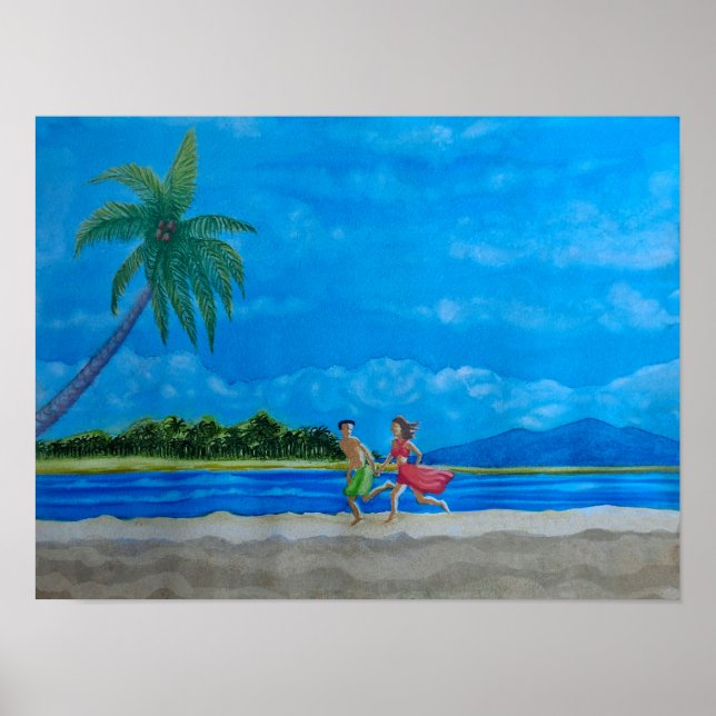 Affiche Hawaiian Beach Run (Devant)
