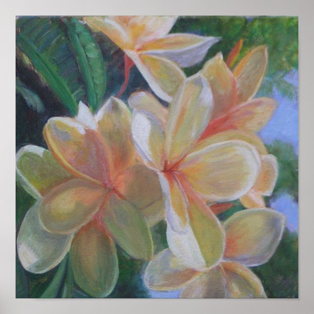 Affiche HAWAIIAN FLEURS (Devant)