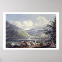 Haweswater, Westmoreland, c.1795 (avec copie graph