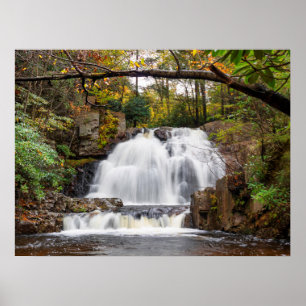 Affiche Hawk Falls in Autumn 24"x18"