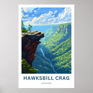 Affiche Hawksbill Crag Arkansas