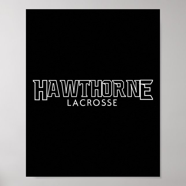 Affiche Hawthorne Lacrosse 2024 (Devant)