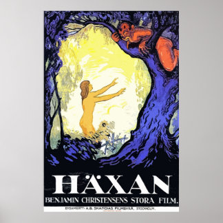 Affiche Haxan vintage