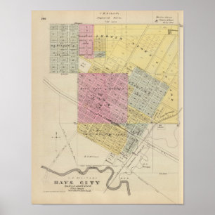 Affiche Hays City, Kansas