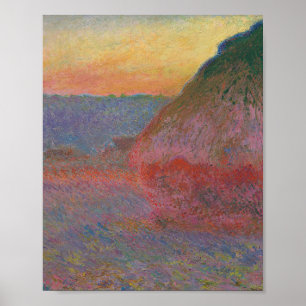 Affiche Haystacks (par Claude Monet)