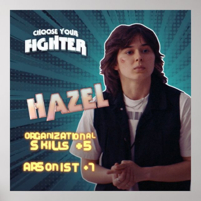 Affiche Hazel | Caractère de film inférieur | Ruby Cruz (Devant)