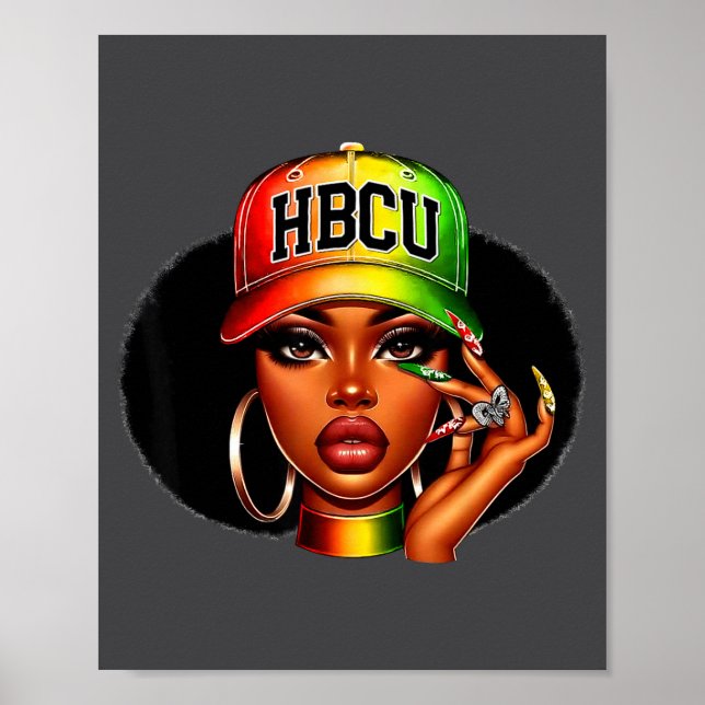 Affiche Hbcu Melanin Afro Black Women African Black Histor (Devant)