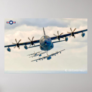 AFFICHE HC-130J COMBAT KING II