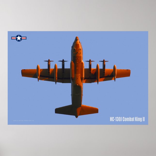 AFFICHE HC-130J COMBAT KING II (Devant)