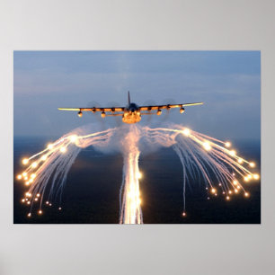 Affiche HC-130P/N avion de combat King