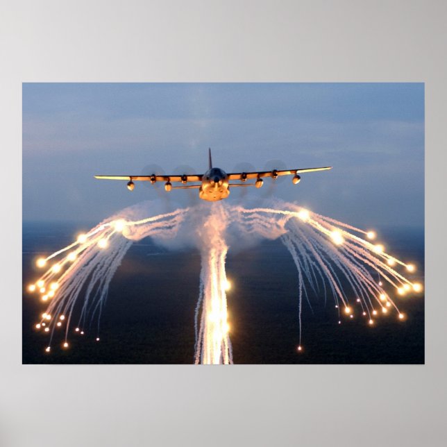 Affiche HC-130P/N avion de combat King (Devant)