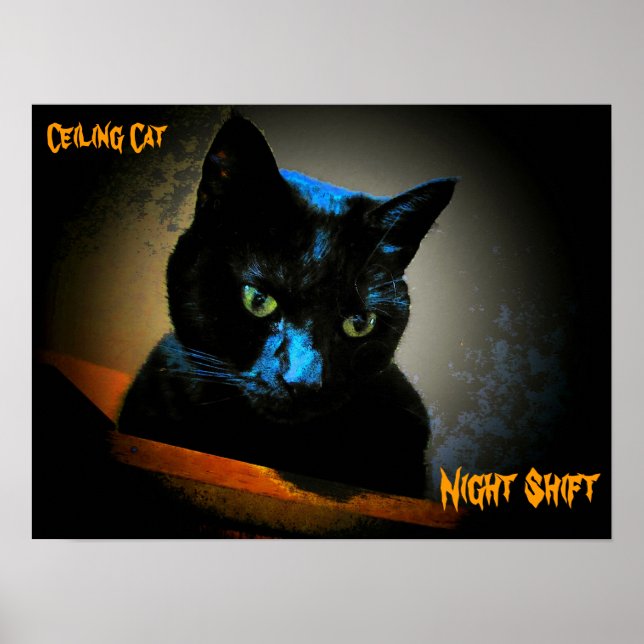 Affiche He is still watching you at night (Devant)