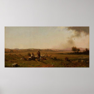 Affiche Heade - Chasseurs Repos 1863