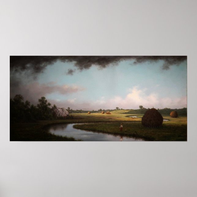 Affiche Heade - Les marais de Newburyport approchent de la (Devant)