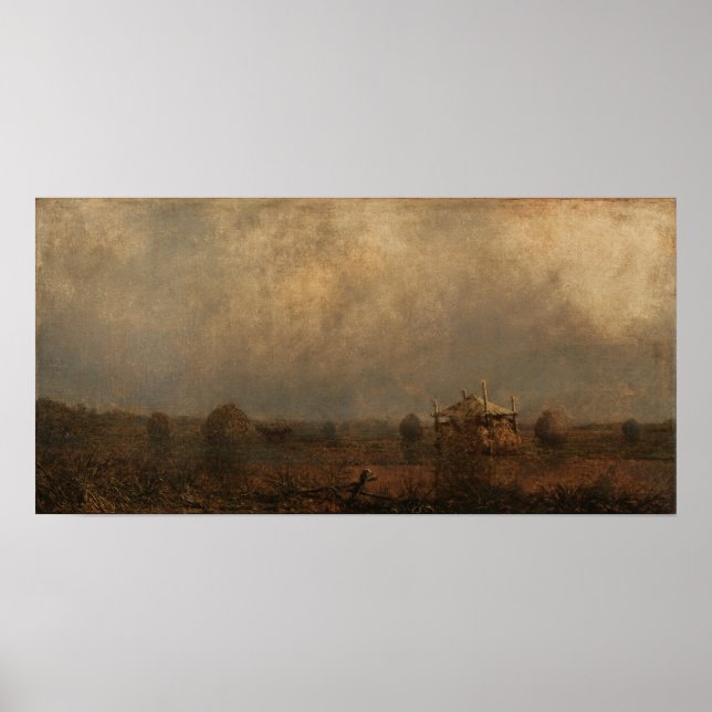 Affiche Heade - Marée Haute Sur Les Marais (Devant)