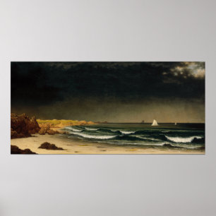 Affiche Heade - Orage qui approche, Plage près de Newport