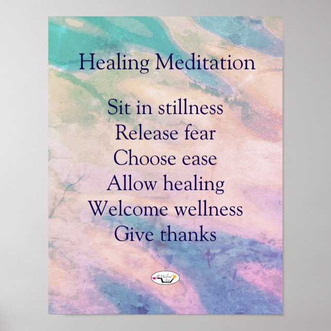 Affiche Healing Meditation Print (Devant)