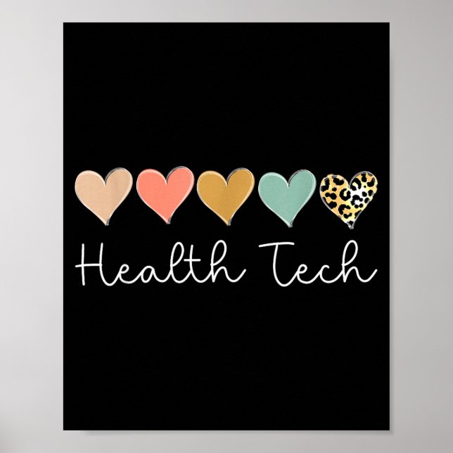 Affiche Health Tech Heart, School Clinic Squad Valentine's (Devant)