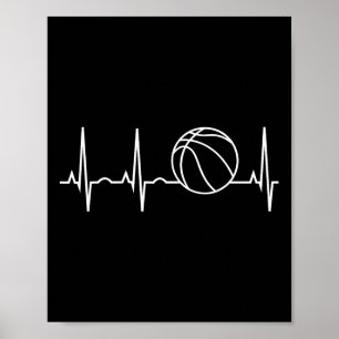 Affiche Hearbeat Bysketbyll Meilleur Joueur Bysketbyll Et