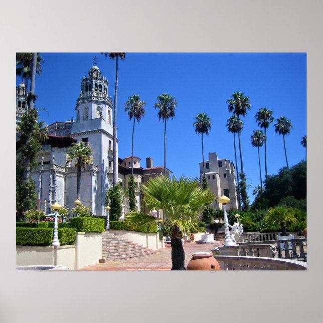 Affiche Hearst Castle, San Simeon, Californie (Devant)