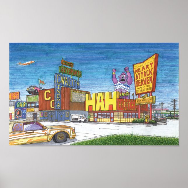 Affiche Heart Attack Heaven: Baitline Rd. (Devant)