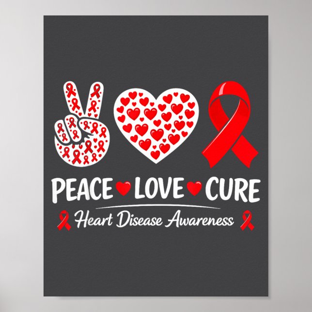 Affiche Heart Disease Awareness  (Devant)
