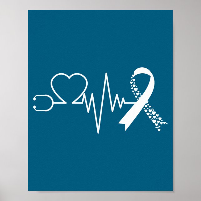 Affiche Heart Disease Awareness Go Red In February Health  (Devant)