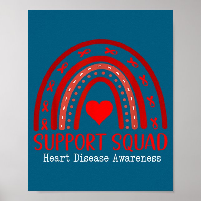 Affiche Heart Disease Awareness Month Open Heart Diseases  (Devant)