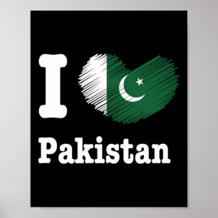 Affiche Heart Pakistan Azadi Moubarak Dil Day Fier Ro