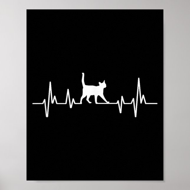 Affiche Heartbeat Cat  (Devant)
