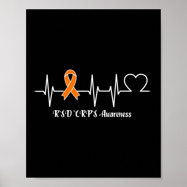 Affiche Heartbeat RSD CRPS Warrier (Devant)