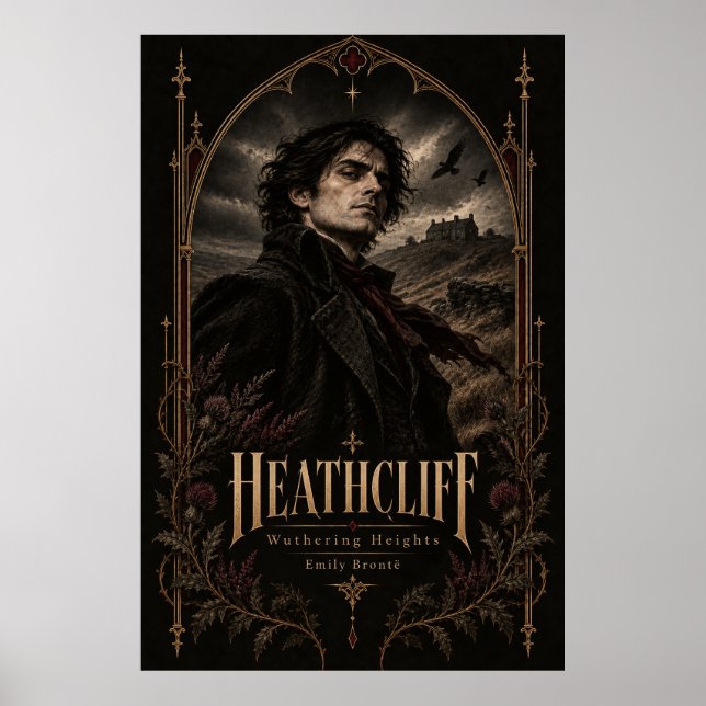 Affiche Heathcliff – Wuthering Heights gothique (Devant)