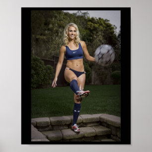 Affiche Heather Mitts Feeley Footbyll Foot Défenseur Mich