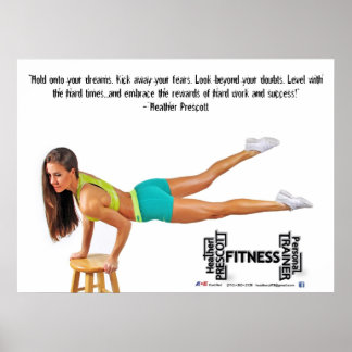 Affiche Heather Prescott Fitness