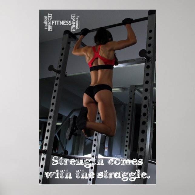 Affiche Heather Prescott Fitness & Personal Trainer impres (Devant)
