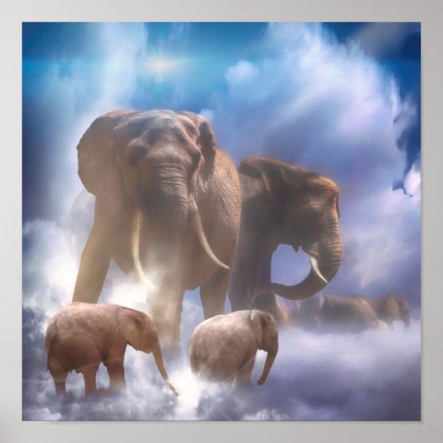 AFFICHE HEAVANT ÉLÉPHANT (Devant)