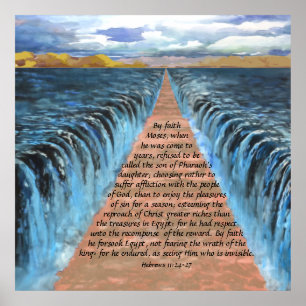 Affiche Hébreux 11:24-27